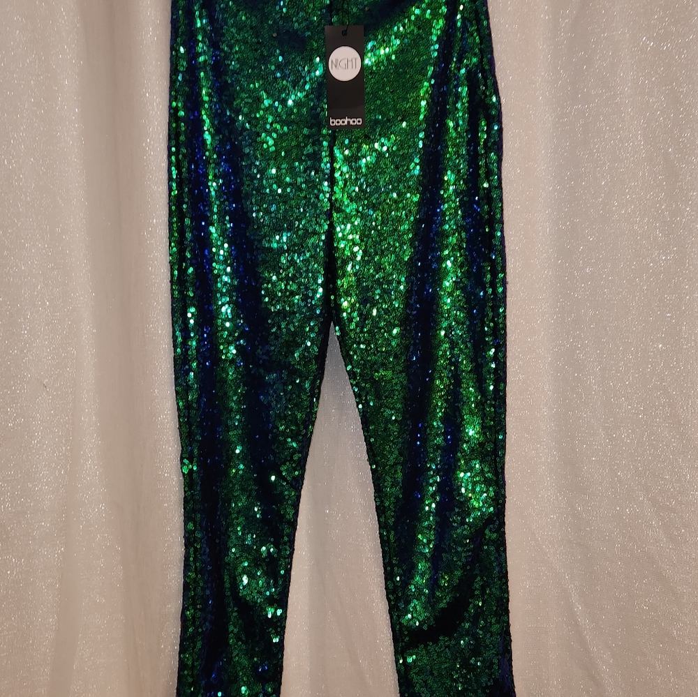 BooHoo sequin pants